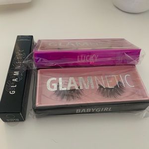 Glamnetic Lashes and Magnetic Liner in Black
